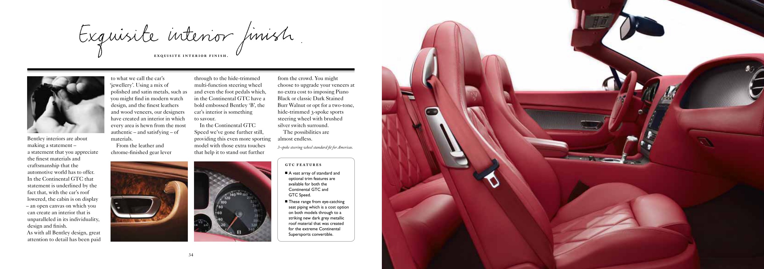 2011 Bentley Continental GTC Brochure Page 21